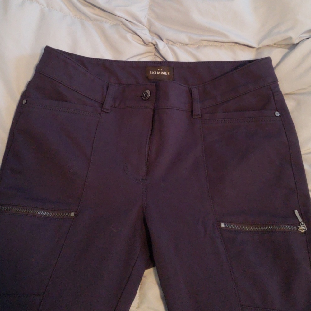 navy white house black market pants